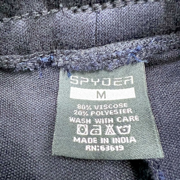 SPYDER MENS MEDIUM, NAVY BLUE, LOUNGE WEAR - Picture 7 of 11
